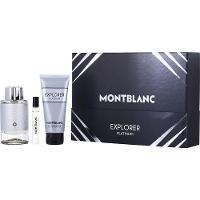 Perfume Masculino Mont Blanc Explorer Platinum Edp Spray 100 Ml&gel Banho 7 Mini - 1