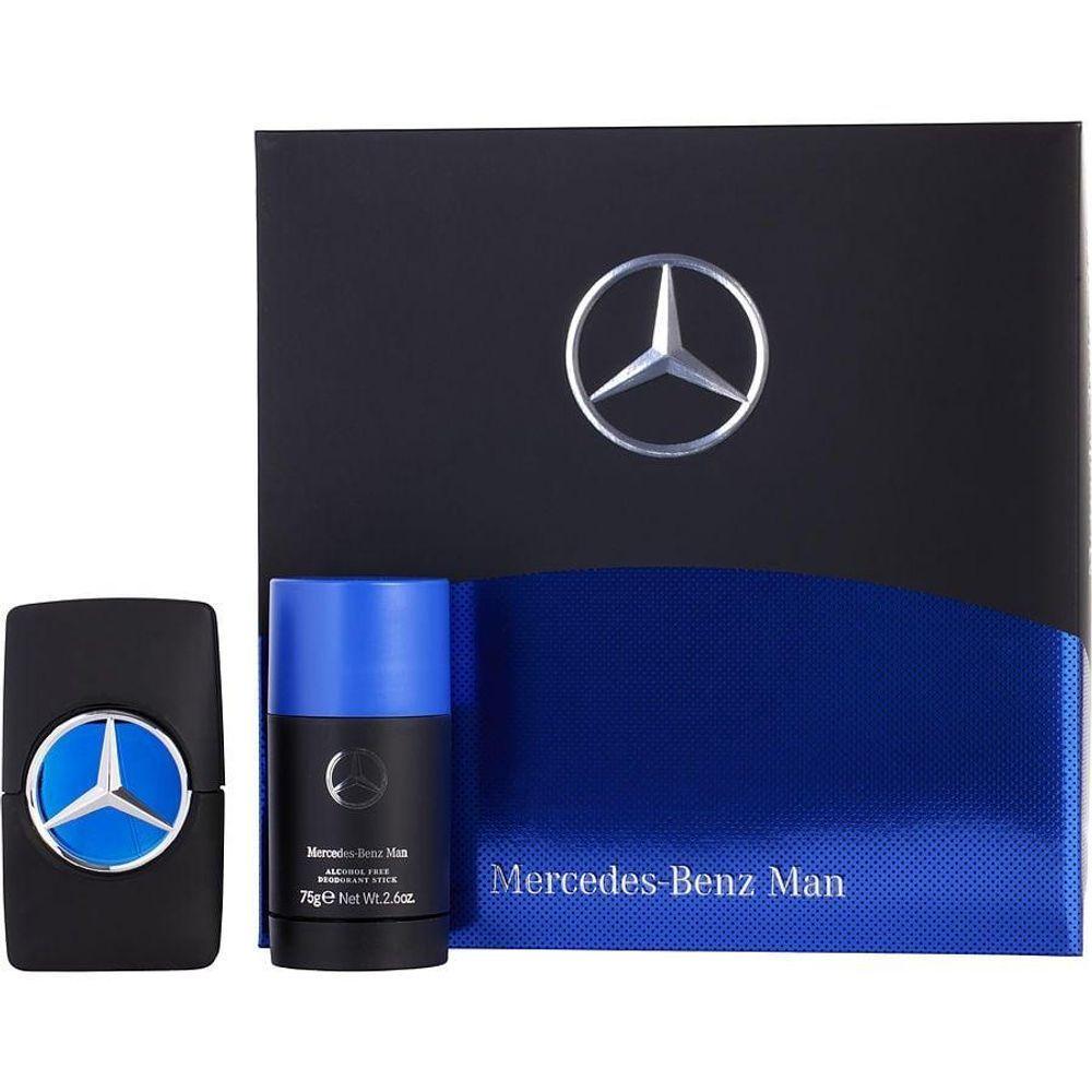 Perfume Masculino Mercedes-benz Man Edt Spray 50 Ml & Desodorante Em Bastão 73 - 1