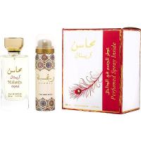 Perfume Feminino Lattafa Mahasin Crystal Edp Spray 100 Ml&desodorante 50 - 1