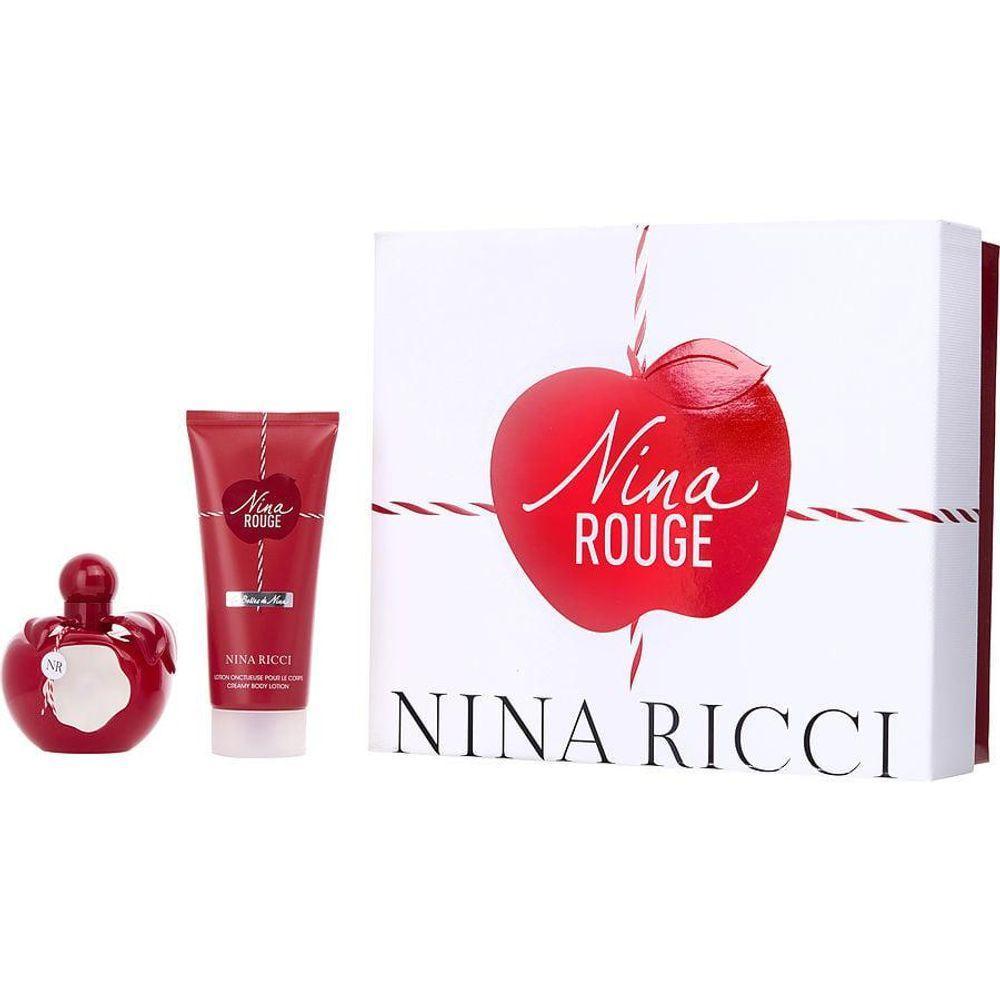 Perfume Feminino Nina Ricci Rouge Edt Spray 80 Ml & Loção Corporal 100 - 1