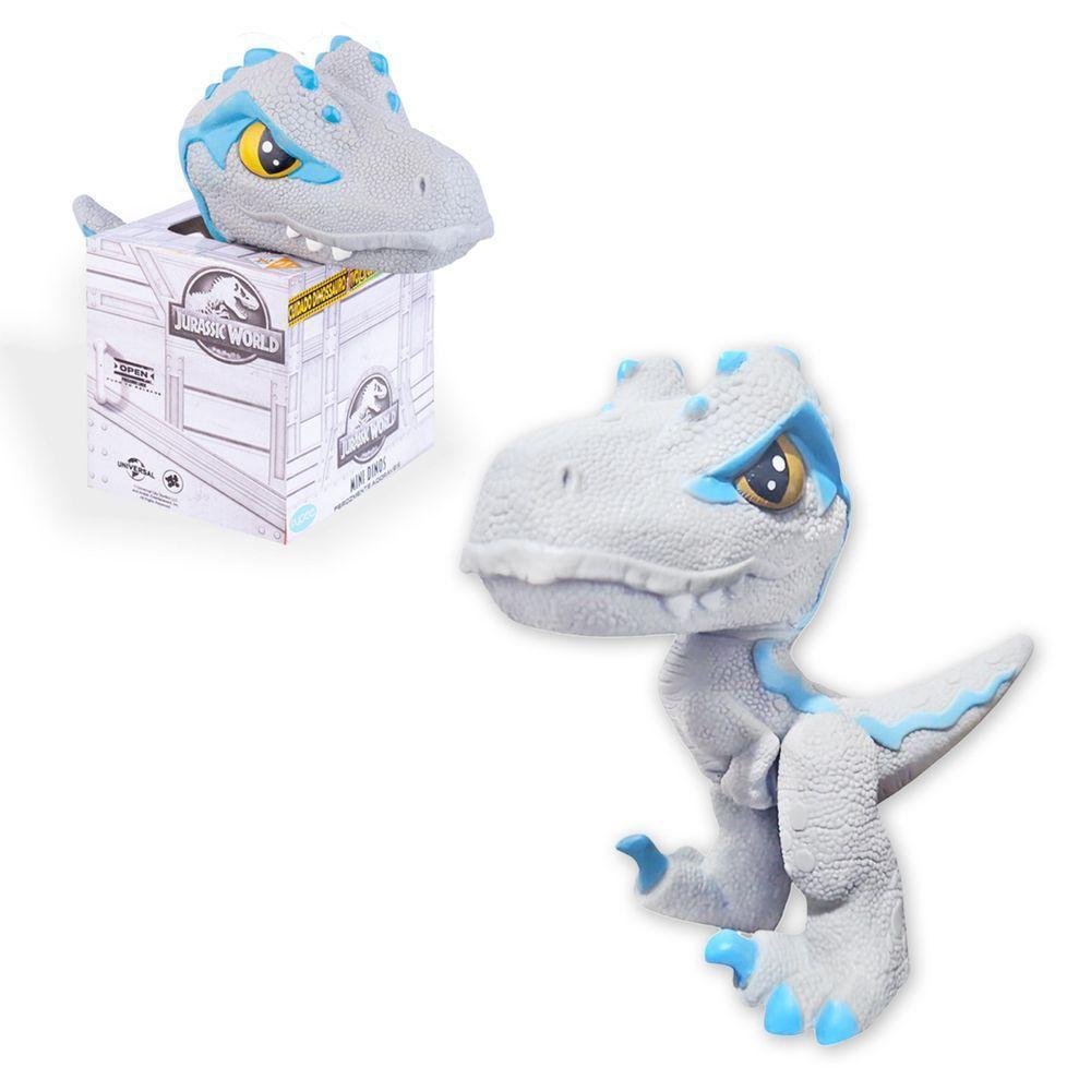 Dinossauro Mini Baby Dino Bonecos Articulado Jurassic World Blue - 3