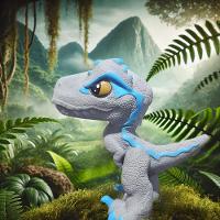 Dinossauro Mini Baby Dino Bonecos Articulado Jurassic World Blue - 2
