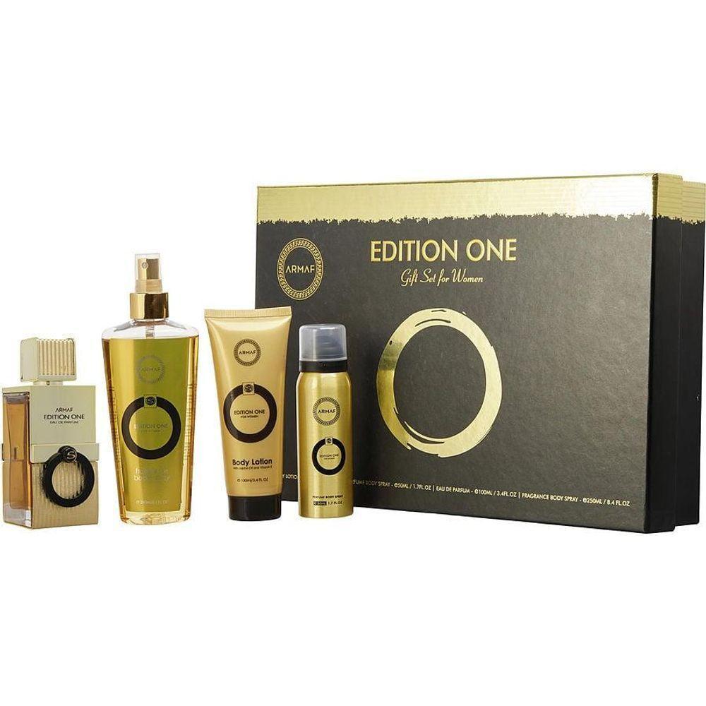 Perfume Feminino Armaf Edition One Edp Spray 100 Ml&loção Corporal 50 Ml& Fragrance 250 - 1