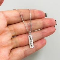 Colar Com Pingente Saúde Prata 925