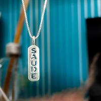 Colar Com Pingente Saúde Prata 925 - 5