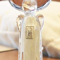 Mini Anjo Em Cristal Murano Pérola São Marcos 20x8cm - 2