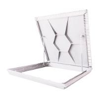 Tampa Para Casa Máquinas Piscina 1,00x1,00m Com Grelha Nossa Kasa Branco - 1