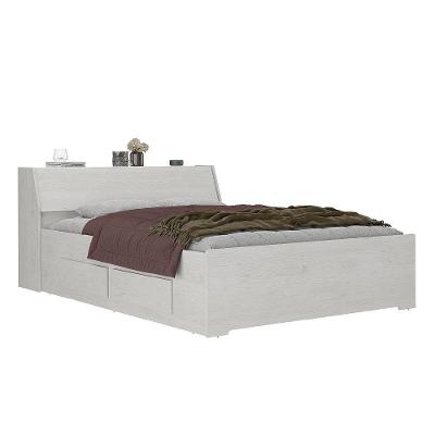 Cama Baú Queen Size Com 4 Gavetas Ilan 1251 Carvalho Claro