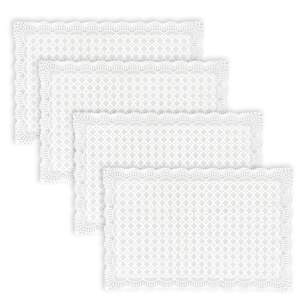 Toalha De Geladeira Caminho Pvc Rendado Kit 04 Pçs Modelos - 1