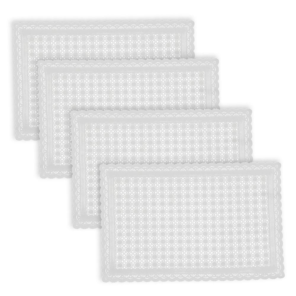 Toalha De Geladeira Caminho Pvc Rendado Kit 04 Pçs Modelos - 8