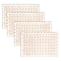 Toalha De Geladeira Caminho Pvc Rendado Kit 04 Pçs Modelos - 9