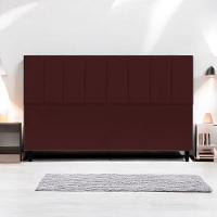 Cabeceira Para Cama Box King Size 195 Cm Classic Suede Bordô Suede - 2