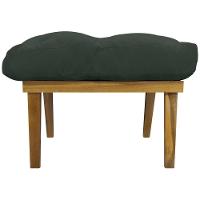 Puff Marty Decorativo Retangular Linho Verde - 6