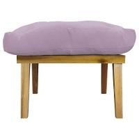 Kit 2 Puffs Decorativos Marty Retangular Linho Rosê - 3