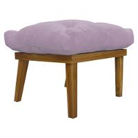 Kit 2 Puffs Decorativos Marty Retangular Linho Rosê - 6