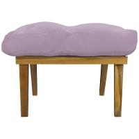 Kit 2 Puffs Decorativos Marty Retangular Linho Rosê - 7