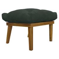 Kit 2 Puff Decorativo Retangular Para Sala Quarto Penteadeira Marty Linho Verde - 6