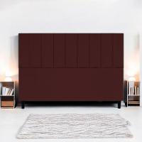 Cabeceira Para Cama King 195 Cm Elen Suede Bordô Suede - 2