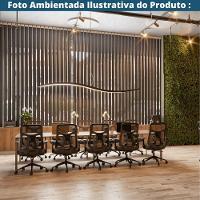 Cadeira Escritório Nr-17 Everest Diretor C- Braços Fratini Encosto Tela Mesh Preta Base Rodízio - 6