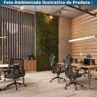 Cadeira Escritório Nr-17 Everest Diretor C- Braços Fratini Encosto Tela Mesh Preta Base Rodízio - 7