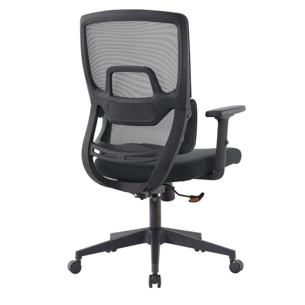 Cadeira Escritório Nr-17 Chelsea Diretor Com Braços Fratini Encosto Tela Mesh Preta Base Rodízio - 5