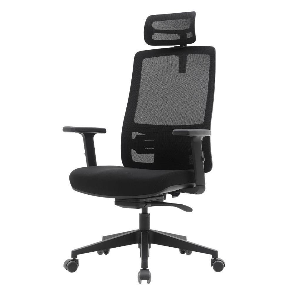 Cadeira Escritório Giratória Nr-17 Wall Street Presidente Fratini Tela Mesh Preto Base Rodízio Nylon - 1