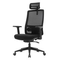 Cadeira Escritório Giratória Nr-17 Wall Street Presidente Fratini Tela Mesh Preto Base Rodízio Nylon - 1