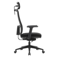 Cadeira Escritório Giratória Nr-17 Wall Street Presidente Fratini Tela Mesh Preto Base Rodízio Nylon - 7