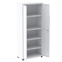 Armário Alto 2 Portas Pandin 90 Cm (largura) Inmetro Estrutura E Portas Aço Branco C- Chave - 8