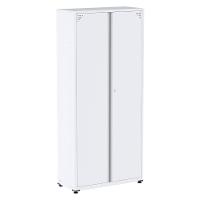 Armário Alto 2 Portas Pandin 80 Cm (largura) Inmetro Estrutura E Portas Aço Branco C- Chave - 1