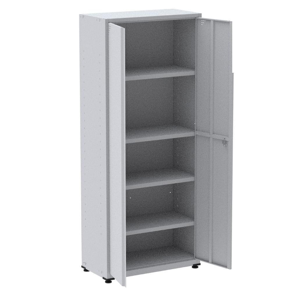 Armário Alto 2 Portas Pandin 80 Cm (largura) Inmetro Estrutura E Portas Aço Cinza C- Chave - 3