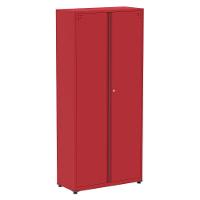 Armário Alto 2 Portas Pandin 90 Cm (largura) Inmetro Estrutura E Portas Aço Vermelho C- Chave - 1