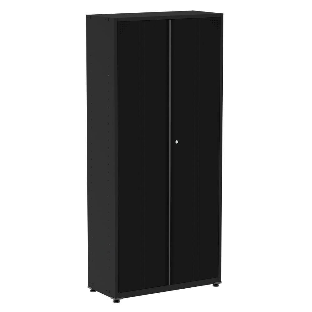 Armário Alto 2 Portas Pandin 90 Cm (largura) Inmetro Estrutura E Portas Aço Preto C- Chave - 1