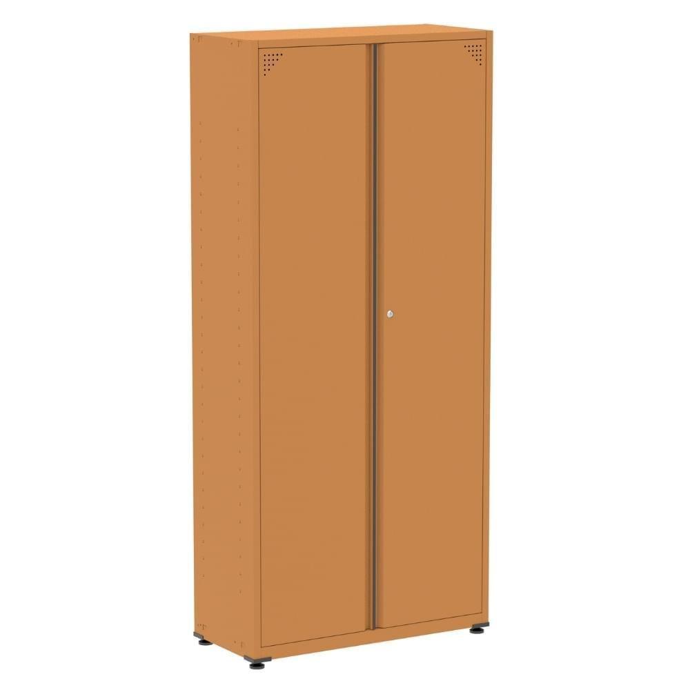 Armário Alto 2 Portas Pandin 90 Cm (largura) Inmetro Estrutura E Portas Aço Laranja C- Chave - 1