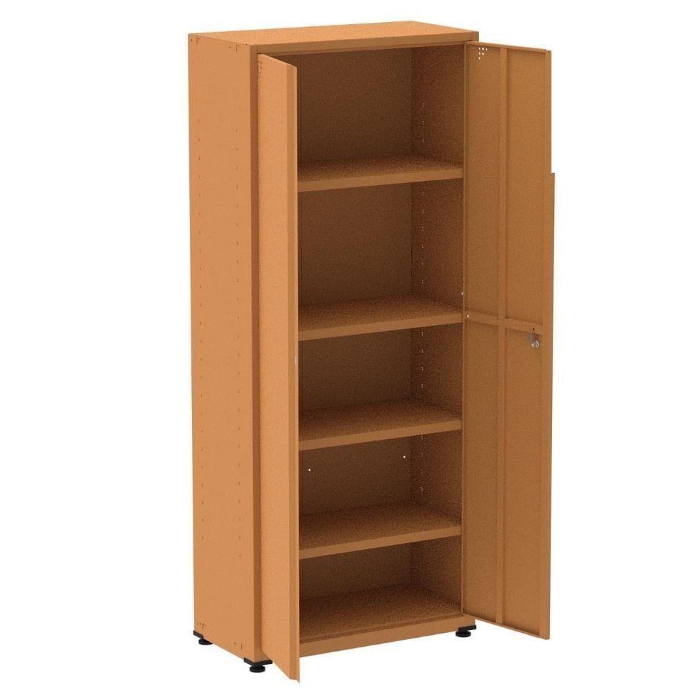 Armário Alto 2 Portas Pandin 90 Cm (largura) Inmetro Estrutura E Portas Aço Laranja C- Chave - 2