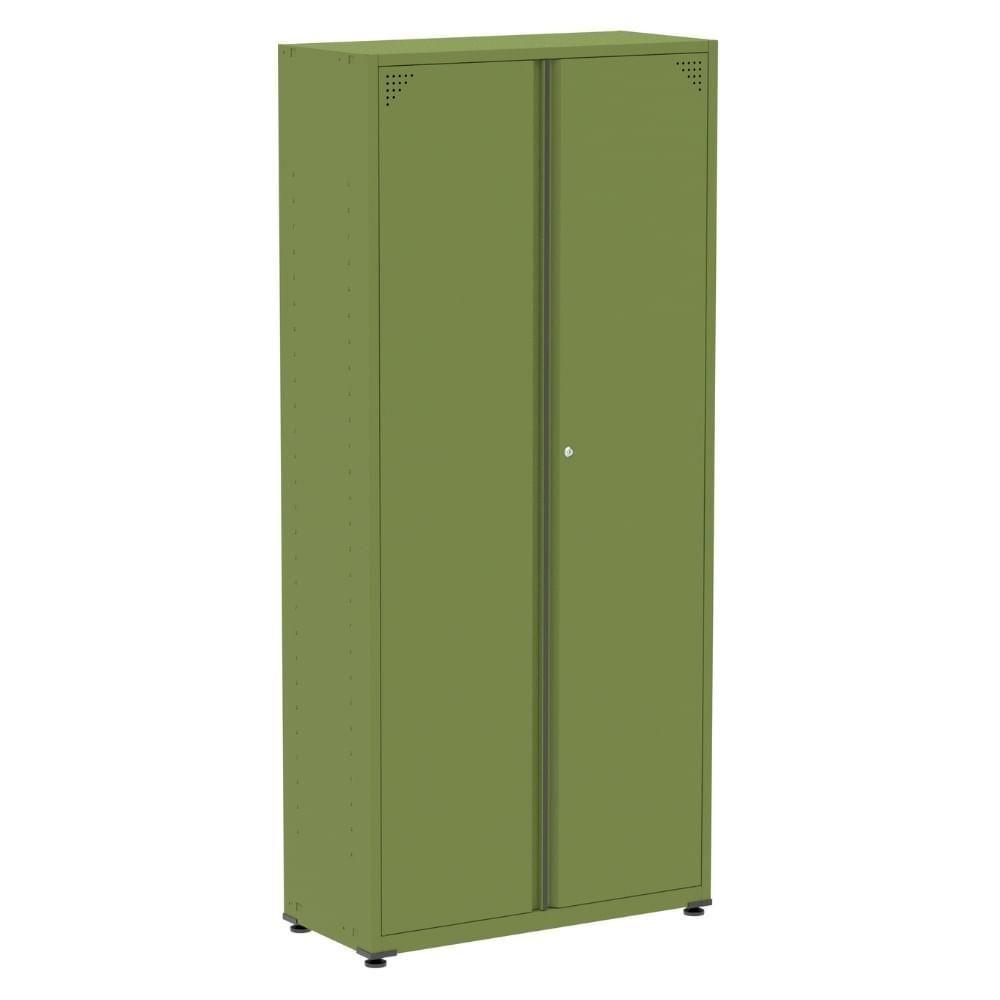 Armário Alto 2 Portas Pandin 80 Cm (largura) Inmetro Estrutura E Portas Aço Verde C- Chave - 1