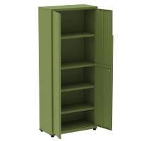 Armário Alto 2 Portas Pandin 80 Cm (largura) Inmetro Estrutura E Portas Aço Verde C- Chave - 5