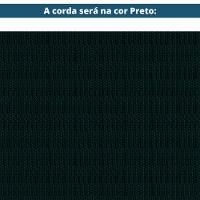 Kit 2 Mesasinho Luck Ozki 55 Cm Madeira Eucalipto Cedro Corda Redonda Preto - 5