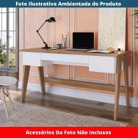 Escrivaninha 3 Gavetas Trend Artesano 150 Cm (largura) Em Mdp Hanover E Off White - 3