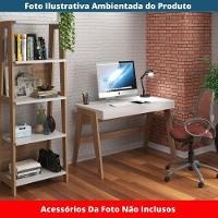 Escrivaninha 2 Gavetas Trend Artesano 125 Cm (largura) Em Mdp Hanover E Off White - 2