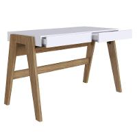 Escrivaninha 2 Gavetas Trend Artesano 125 Cm (largura) Em Mdp Hanover E Off White - 5