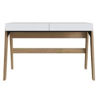 Escrivaninha 2 Gavetas Trend Artesano 125 Cm (largura) Em Mdp Hanover E Off White - 6