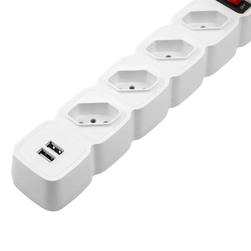 Filtro De Linhas Intelbras Epe 204 Bc 4 Tomadas 2 - 4824204 Branco Bivolt - 2