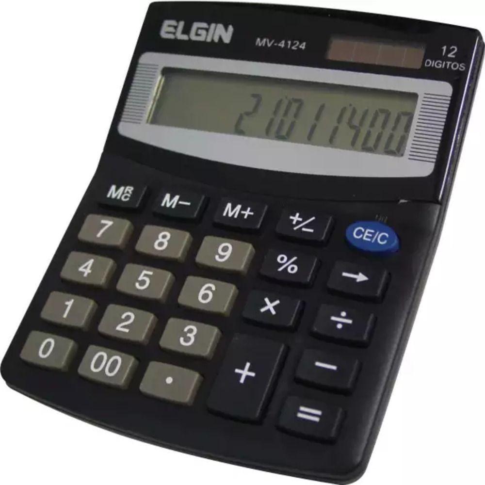 Calculadora De Mesa Mv-4124 12 Dígitos - 2