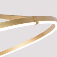 Lustre Pendente Nordecor Zier 2867 Dourado Fosco Led Bivolt - 2