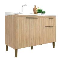 Balcão De Pia Iara-julia 120cm J Carvalho Dourado - 1