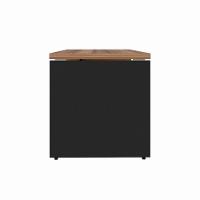 Mesa Diretor Office 170-192cm Com Gaveteiro Web Office Nogal-preto