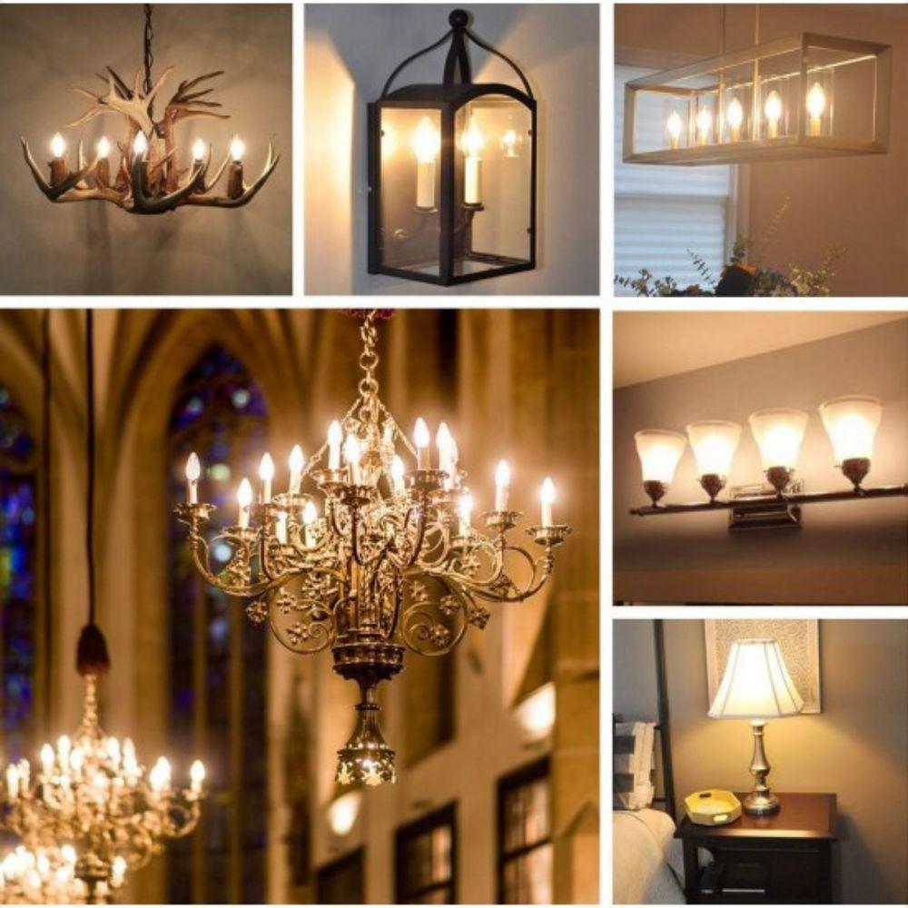 Kit 3 Lâmpadas Incandescente Taschibra Vela 25w E14 Clara 110v - 3