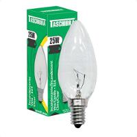 Kit 3 Lâmpadas Incandescente Taschibra Vela 25w E14 Clara 110v - 1