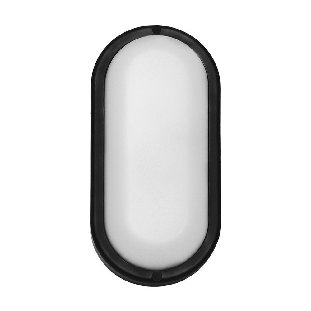 Kit 10 Arandela Tartaruga Led Taschibra Phare Slim 12w Ip65 3000k Bivolt Preto - 1